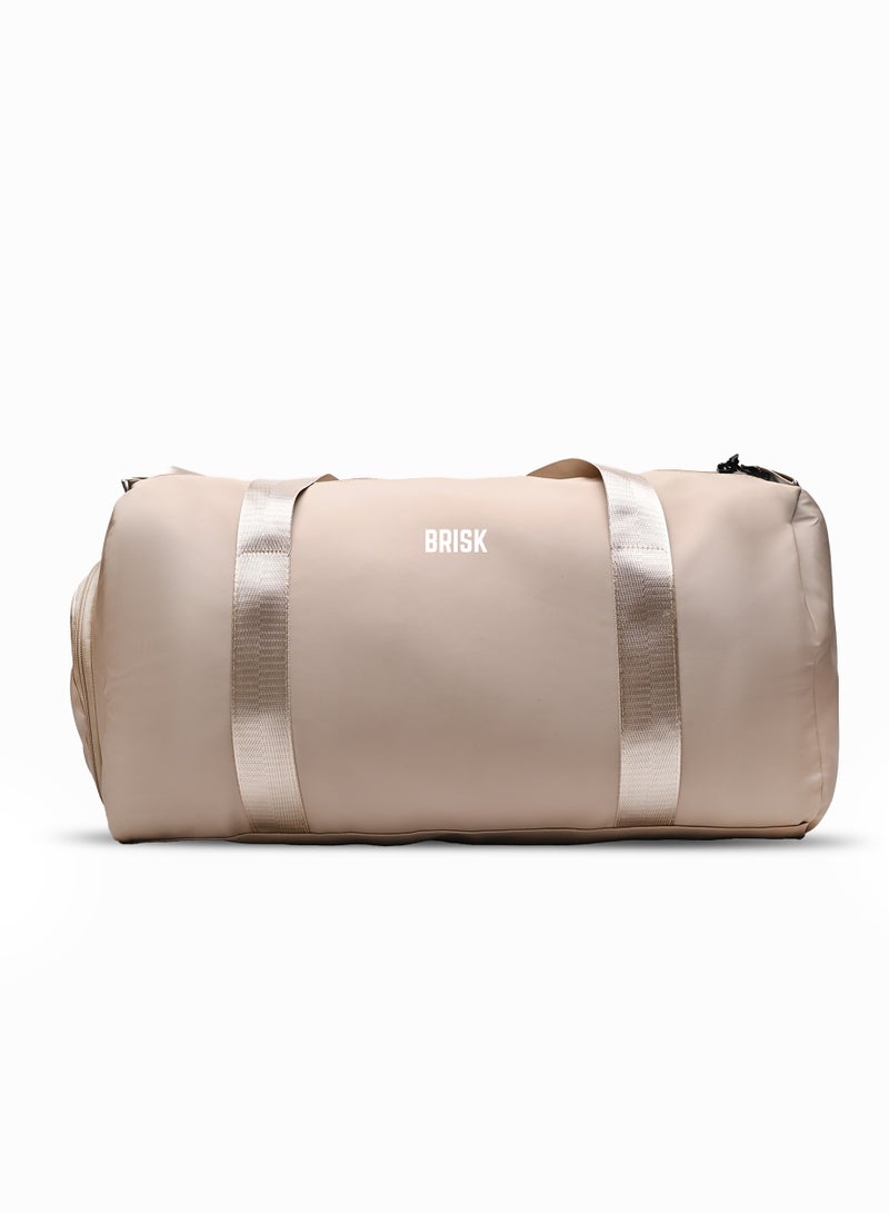 بريسك شنطة جيم كبيرة ضد الماء للرجال والنساء – مزودة بجيب للأحذية، مثالية للرياضة والسفر - Image 1